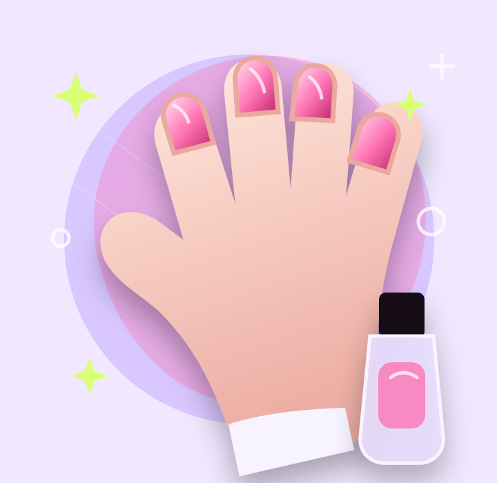 Vista previa de la demo ficticia Brillo Nails Studio